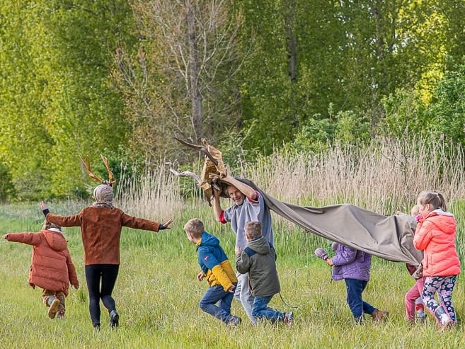 Theater en Natuur mobiel speelwildernis Almere Oosterwolde